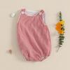 imageKuriozud Unisex Newborn Baby Boy Girl Summer Clothes Sleeveless Bubble Romper Jumpsuit Overall Shorts Infant ClothingPlaid Red