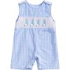 imageKuriozud Smocked Baby Boy Girl Clothes Sleeveless Romper Jumpsuit Overall Newborn Infant Clothing Spring Summer OutfitsEaster Bunny Blue