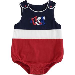 imageKuriozud Unisex Newborn Baby Boy Girl Summer Clothes Sleeveless Bubble Romper Jumpsuit Overall Shorts Infant ClothingUsa Romper