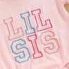 imageKuriozud Brother and Sister Matching Outfits Toddler Baby Boy Girl Short Sleeve Rompers T Shirt Top Sibling Matching OutfitsLil Sis Romper Pink