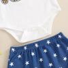 imageKuriozud Newborn Infant Baby Girl 2 Piece Summer Outfits Tank Romper Top  Ruffle Bloomer Shorts Set ClothesAmerican Mimi