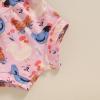 imageKuriozud Newborn Infant Baby Girl 2 Piece Summer Outfits Tank Romper Top  Ruffle Bloomer Shorts Set ClothesChicken Beige