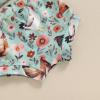 imageKuriozud Newborn Infant Baby Girl 2 Piece Summer Outfits Tank Romper Top  Ruffle Bloomer Shorts Set ClothesChicken Green