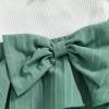 imageKuriozud Toddler Baby Girl Ruffle Dress Sleeveless Layered Princess Dresses Beach Sundress Little Girl Spring Summer ClothesPatchwork Green