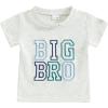 imageKuriozud Brother and Sister Matching Outfits Toddler Baby Boy Girl Short Sleeve Rompers T Shirt Top Sibling Matching OutfitsBig Bro Tshirt Grey