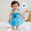 imageKuriozud 4th of July Outfits Baby Girl USA Romper Fourth of July Onesie Independence Day Bodysuit Memorial Day ClothesLake Blue Usa