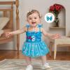 imageKuriozud 4th of July Outfits Baby Girl USA Romper Fourth of July Onesie Independence Day Bodysuit Memorial Day ClothesLake Blue Usa