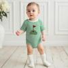 imageKuriozud Baby Boy Bubble Romper Golf Outfits 1st Birthday Hole in One Onesie Waffle Knit Bodysuit First Birthday ClothesGreena