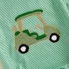 imageKuriozud Baby Boy Bubble Romper Golf Outfits 1st Birthday Hole in One Onesie Waffle Knit Bodysuit First Birthday ClothesGreenb