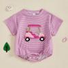 imageKuriozud Baby Boy Bubble Romper Golf Outfits 1st Birthday Hole in One Onesie Waffle Knit Bodysuit First Birthday ClothesPink
