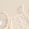 imageKuriozud Baby Girl Summer Clothes Sleeveless Tank Top Shorts Set Cute Toddler Girl Outfit Aged 3 6 12 18 24 Months 2T 3TFuzzy Beige