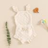 imageKuriozud Baby Girl Summer Clothes Sleeveless Tank Top Shorts Set Cute Toddler Girl Outfit Aged 3 6 12 18 24 Months 2T 3TFuzzy Fly Sleeve Beige