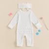 imageKuriozud Fathers Day Outfits Baby Girl Footie Onesie Romper Newborn Preemie Girl Ruffle Pajamas Pjs Daddys Girl Clothes4th of July Usa