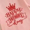 imageKuriozud Fathers Day Outfits Baby Girl Footie Onesie Romper Newborn Preemie Girl Ruffle Pajamas Pjs Daddys Girl ClothesFathers Day Pink