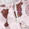 imageKuriozud Fathers Day Outfits Baby Girl Footie Onesie Romper Newborn Preemie Girl Ruffle Pajamas Pjs Daddys Girl ClothesPink Rabbit a