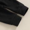 imageKuriozud Newborn Baby Boy Clothes Button Long Sleeve Romper Bodysuit Pants Set Infant Soft Waffle Fall Winter OutfitWaffle Black