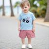 imageKuriozud Toddler Baby Boy 4th Of July Outfit Truck American Flag Tshirt Top Red White Bule Shorts Set Fourth Of July ClothesAmerican Flag Truck Blue