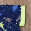 imageToddler Baby Boys Summer Outfits Set Gentleman ButtonDown Short Sleeve Shirt Blouse Tops  Solid Shorts PantsDinosaur Tshirt  Fluorescent Green Shorts B
