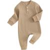 Waffle Long Sleeve Khaki