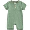 Waffle Short Sleeve Green