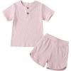 Kids Shorts Set Pink