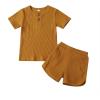 Kids Shorts Set Yellow