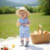 imageKuriozud Baby Boy 4th of July Outfits 0 3 6 9 12 18Month Sleeveless Romper Jumpsuit Overall Onesie Fourth of July ClothesBlue B