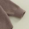 imageKuriozud Baby Boy Girl Fall Winter Clothes Knit Sweater Romper Sweatshirt Soft Warm OutfitGhost Coffee