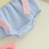 imageKuriozud My First 4th of July Baby Girl Outfit Bubble Romper Flying Sleeve Onesie Bodysuit Girl 1st Fourth of July ClothesEaster Pink Blue