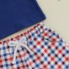 imageKuriozud 4th Of July Baby Boy Outfit Toddler American Flag T Shirt Shorts Set Fourth Of July Summer ClothesBlue B