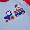 imageKuriozud 4th Of July Baby Boy Outfit Toddler American Flag T Shirt Shorts Set Fourth Of July Summer ClothesBlue C