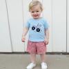 imageKuriozud 4th Of July Baby Boy Outfit Toddler American Flag T Shirt Shorts Set Fourth Of July Summer ClothesBlue F
