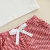 imageKuriozud 4th Of July Baby Boy Outfit Toddler American Flag T Shirt Shorts Set Fourth Of July Summer ClothesWhite D