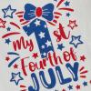 imageKuriozud My First 4th of July Outfit Baby Girl Romper Onesie BodysuitRuffle Tutu Shorts Bloomer 1st Fourth of July ClothesBlue D