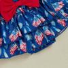 imageKuriozud My First 4th of July Outfit Baby Girl Romper Onesie BodysuitRuffle Tutu Shorts Bloomer 1st Fourth of July ClothesRed B