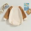 imageKuriozud Newborn Baby Boy Girl Bubble Romper Funny Letter Long Sleeve Oversized Sweater Tops Fall Winter ClothesAunties Little Bestie