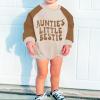 imageKuriozud Newborn Baby Boy Girl Bubble Romper Funny Letter Long Sleeve Oversized Sweater Tops Fall Winter ClothesAunties Little Bestie