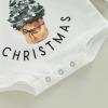 imageKuriozud Newborn Baby Boy Girl Bubble Romper Funny Letter Long Sleeve Oversized Sweater Tops Fall Winter ClothesFirst Christmas a