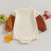 imageKuriozud Newborn Baby Boy Girl Bubble Romper Funny Letter Long Sleeve Oversized Sweater Tops Fall Winter ClothesGobble D