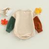 imageKuriozud Newborn Baby Boy Girl Bubble Romper Funny Letter Long Sleeve Oversized Sweater Tops Fall Winter ClothesGobble a