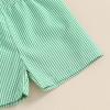 imageKuriozud Toddler Baby Boy Golf Outfit Short Sleeve T Shirt Top And Shorts Set Spring Summer ClothesBlue Shirt Plaid Shorts Green