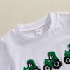 imageKuriozud Toddler Baby Boy Golf Outfit Short Sleeve T Shirt Top And Shorts Set Spring Summer ClothesFarm Boy Green