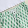 imageKuriozud Toddler Baby Boy Golf Outfit Short Sleeve T Shirt Top And Shorts Set Spring Summer ClothesGolf Cart White Shirt Plaid Green Shorts