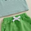 imageKuriozud Toddler Baby Boy Golf Outfit Short Sleeve T Shirt Top And Shorts Set Spring Summer ClothesGreen Shirt Green Shorts