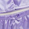 imageKuriozud Toddler Baby Girl Boy Satin Pajamas Set Kids Summer Pjs Set Short Sleeve Button Down Nightwear SleepwearDdpurple