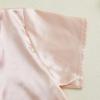 imageKuriozud Toddler Baby Girl Boy Satin Pajamas Set Kids Summer Pjs Set Short Sleeve Button Down Nightwear SleepwearPink