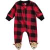 Plaid Zipper Footie B
