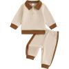 Color Block Khaki