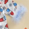 imageKuriozud Baby Girl Boy Silk Pajamas Summer Pjs Stain Onesie Romper OnePiece Jumpsuit Lapel Button Down Sleepwear 024MBlue C