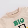 imageKuriozud Big Brother Little Brother Matching Outfits Toddler Baby Boy Romper and T Shirt Shorts Set Summer ClothesBig Brother Green 1